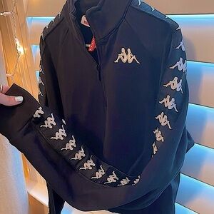 KAPPA quarter zip sweatshirt 🖤